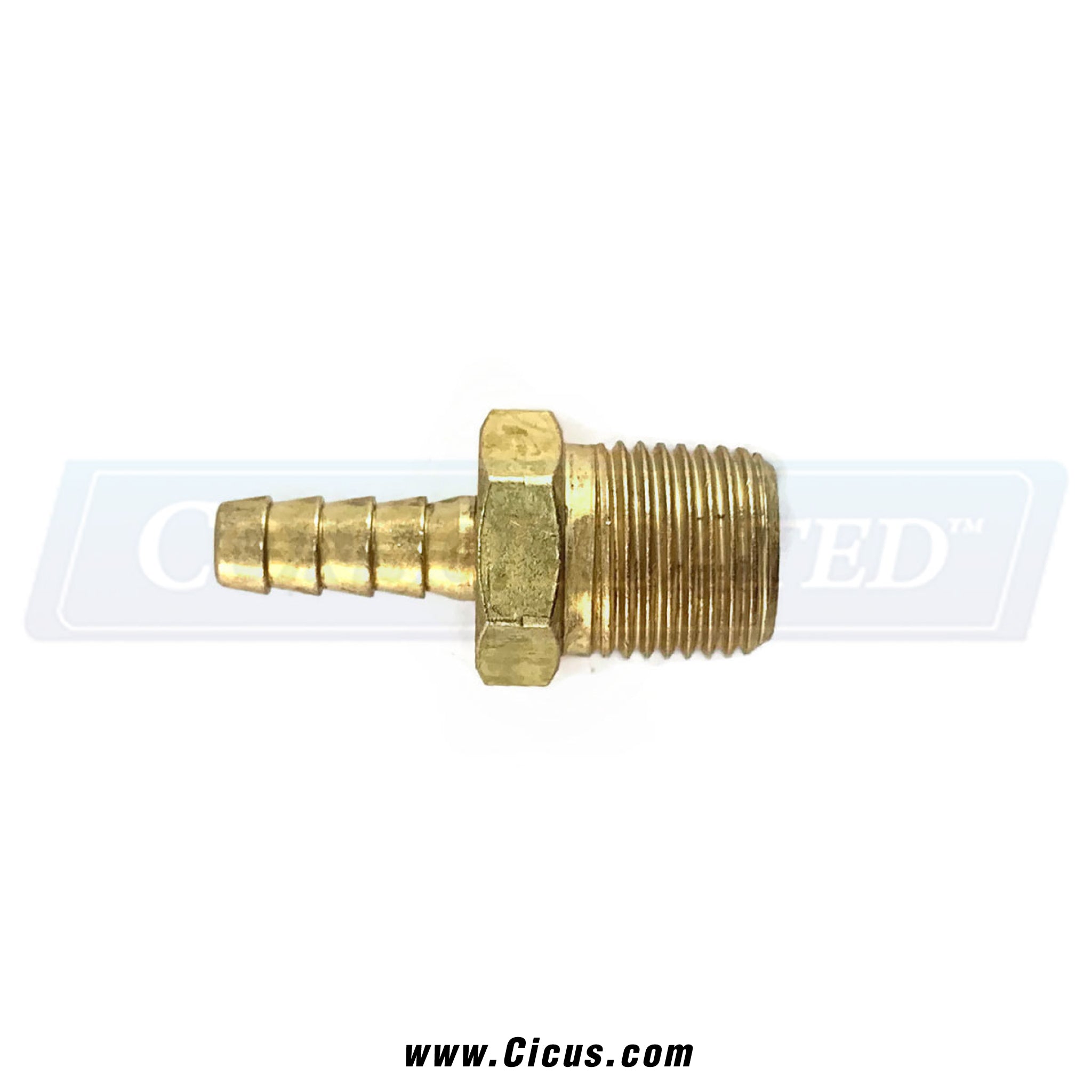 Chicago Dryer Barb Fitting - 1/8" NPT | 1/8" BAR [0205-775]