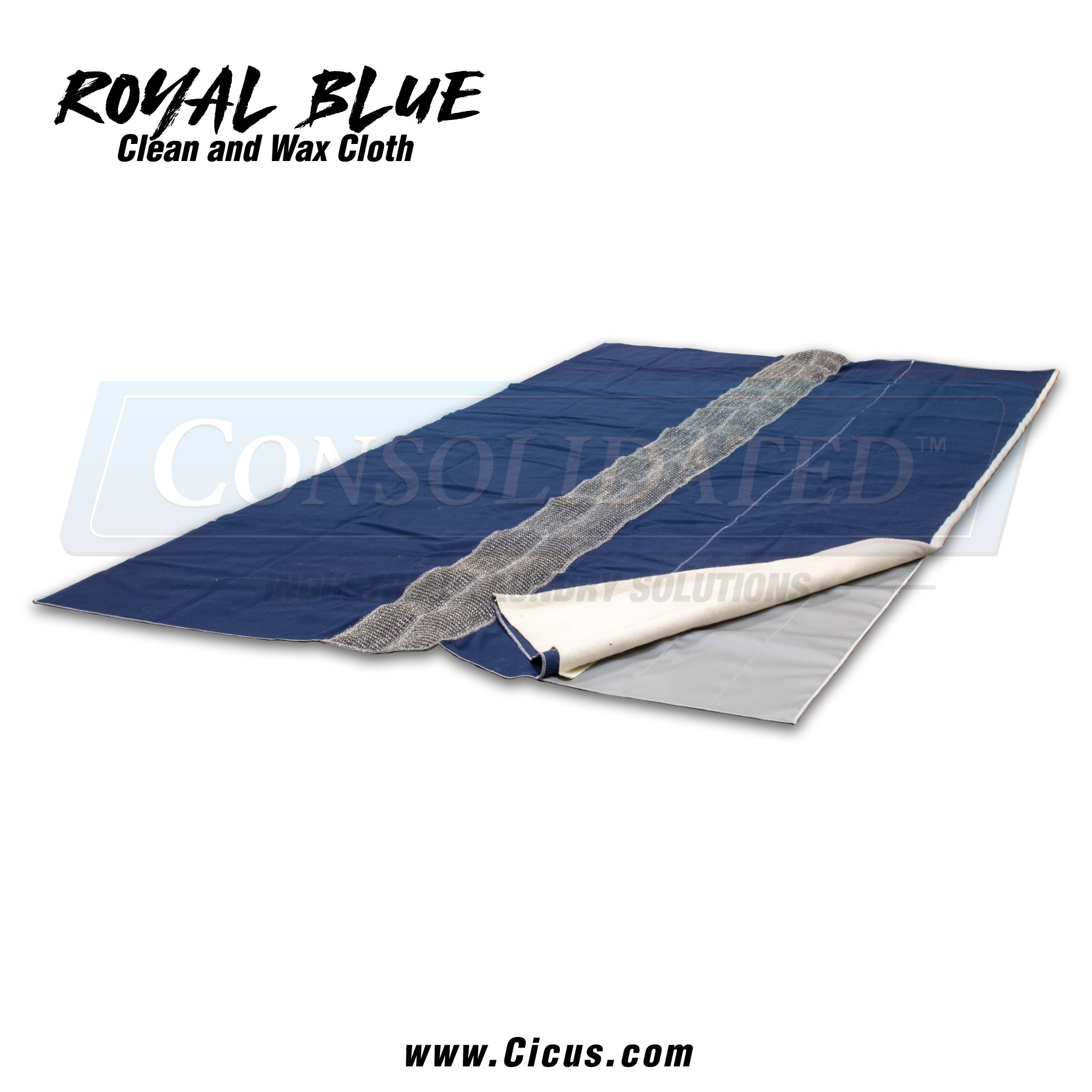 Coronet Royal 60" x 138" Wax Cloth with Silicone Flap and Mesh Strip [426HORC]