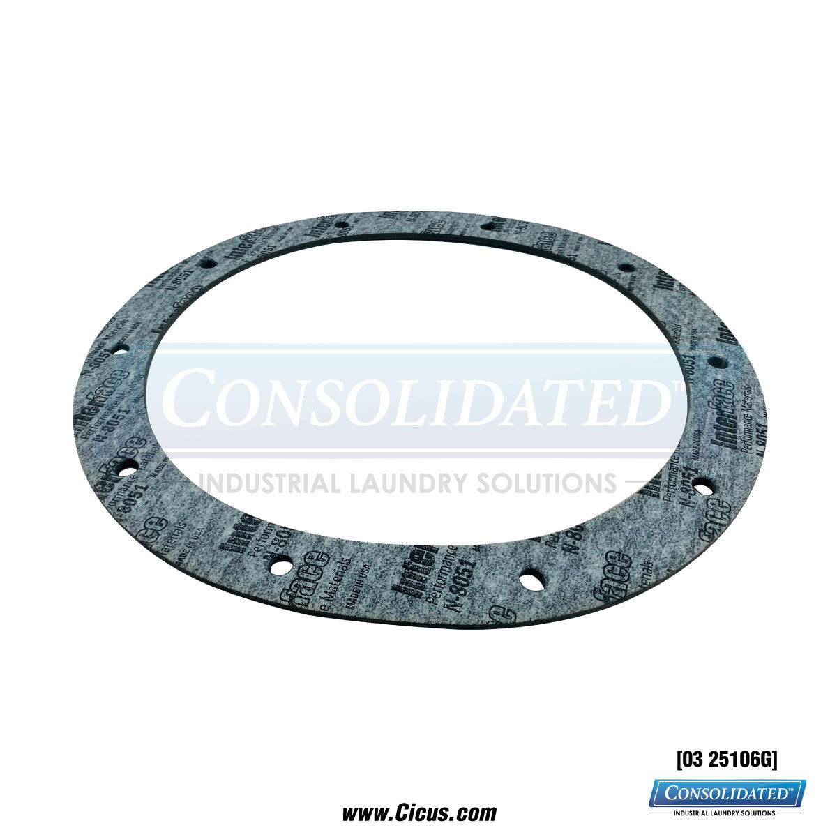 Milnor V-Seal Cover Gasket [03 25106G]