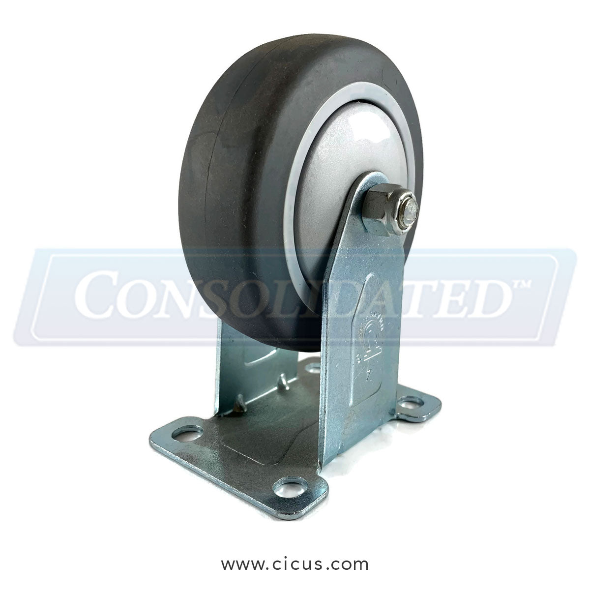 CIC 4" Light/Medium Duty Rigid Caster (14TP40GI4406YY)