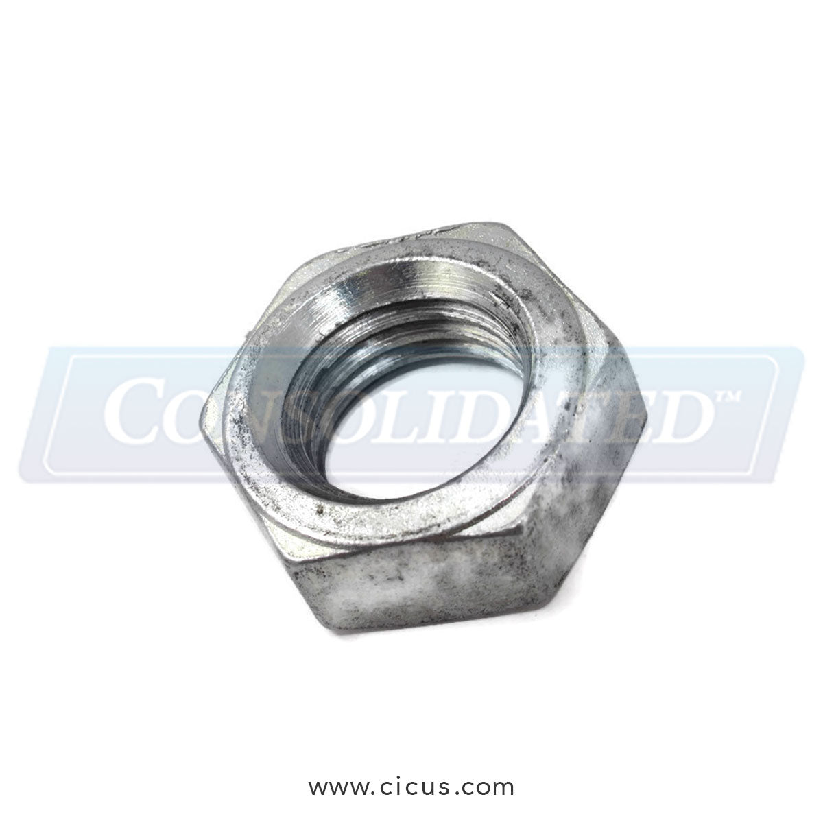 Milnor Hex Jam Nut 1+1/8 7UNC2 ZNC GR2 [15G251]