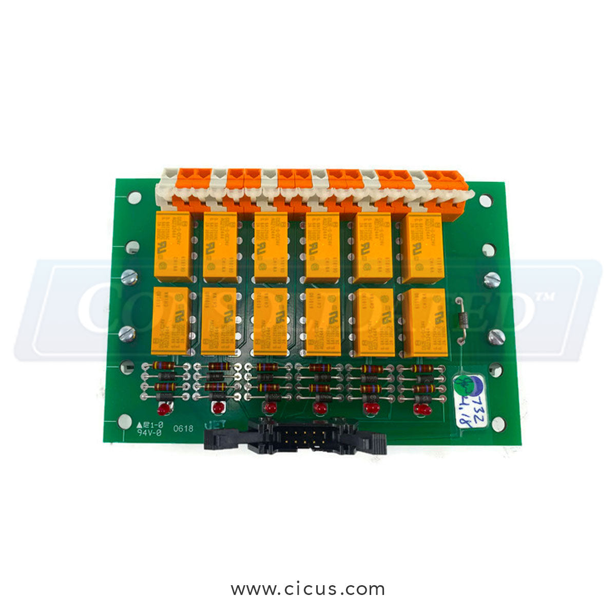 Chicago Dryer RTD Relay Board (1612-732)