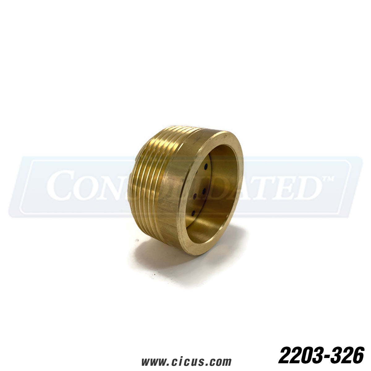 Chicago Dryer Burner Tip 1" Brass [2203-326]