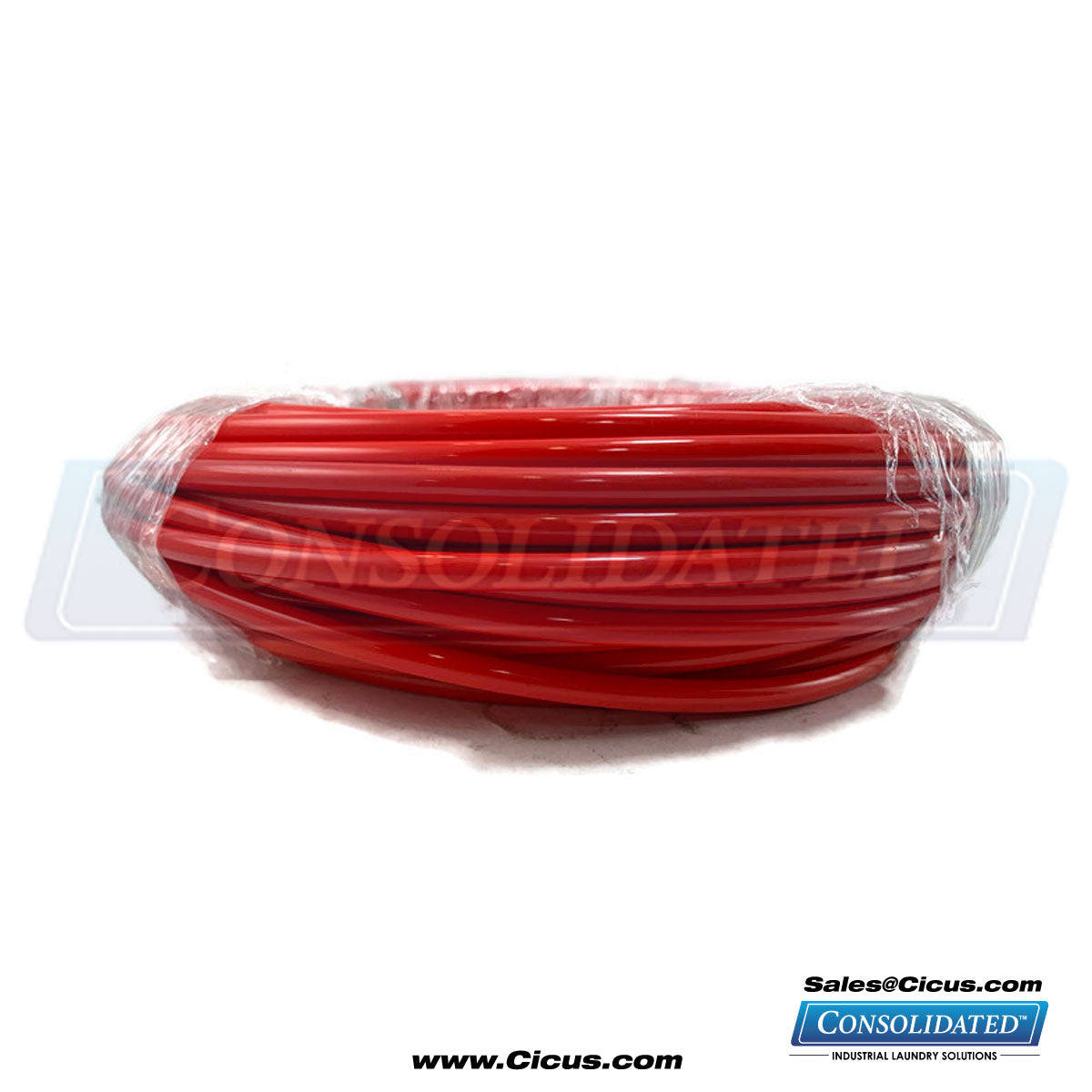 Red 1/4" x .170" Tubing 100ft Nylon [234-0919100]