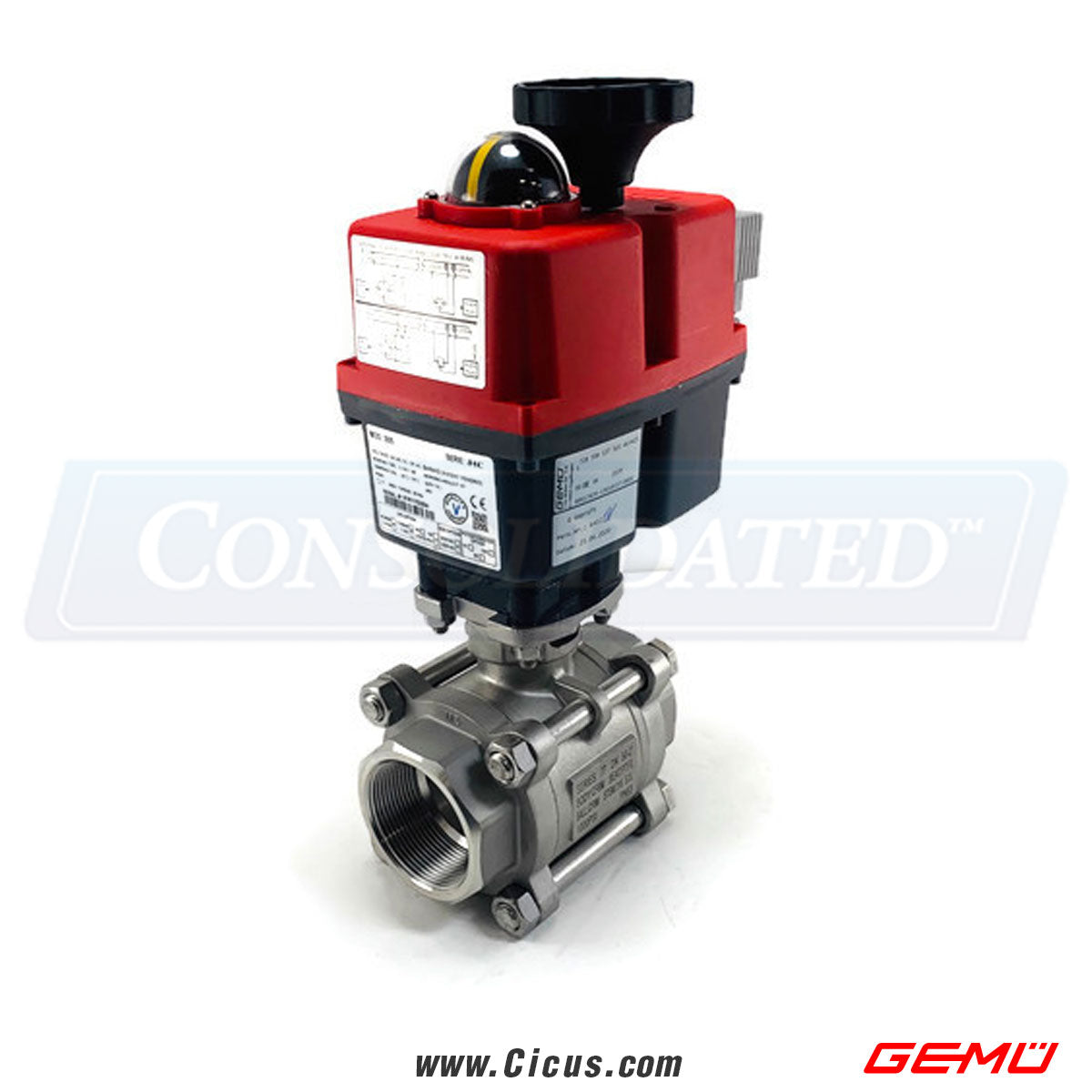 GEMÜ Motorized 2/2-Way Ball Valve Type 728 [88617820]