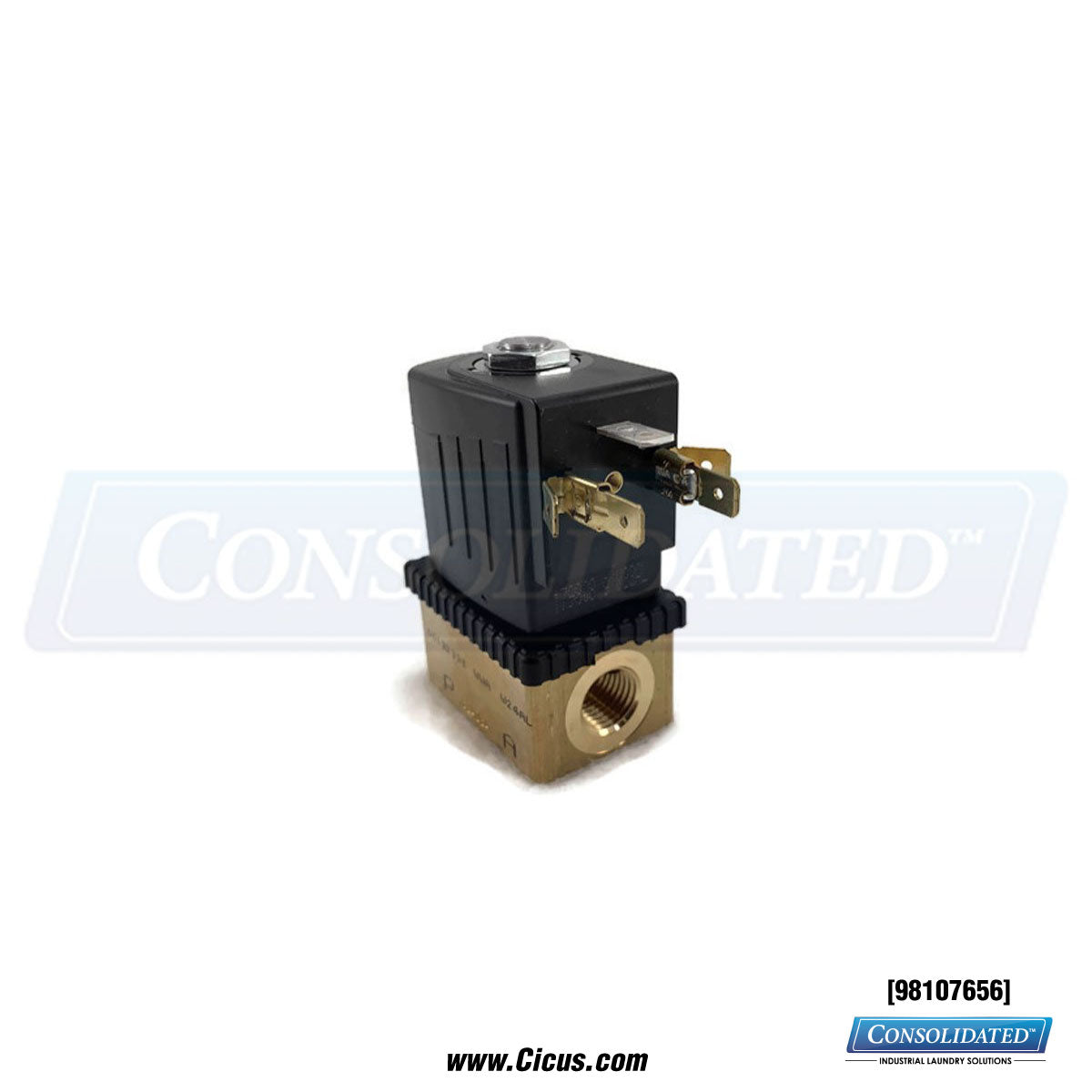 urkert 2/2 Way Valve - 230-240v 50-60Hz [98107656] - Front View