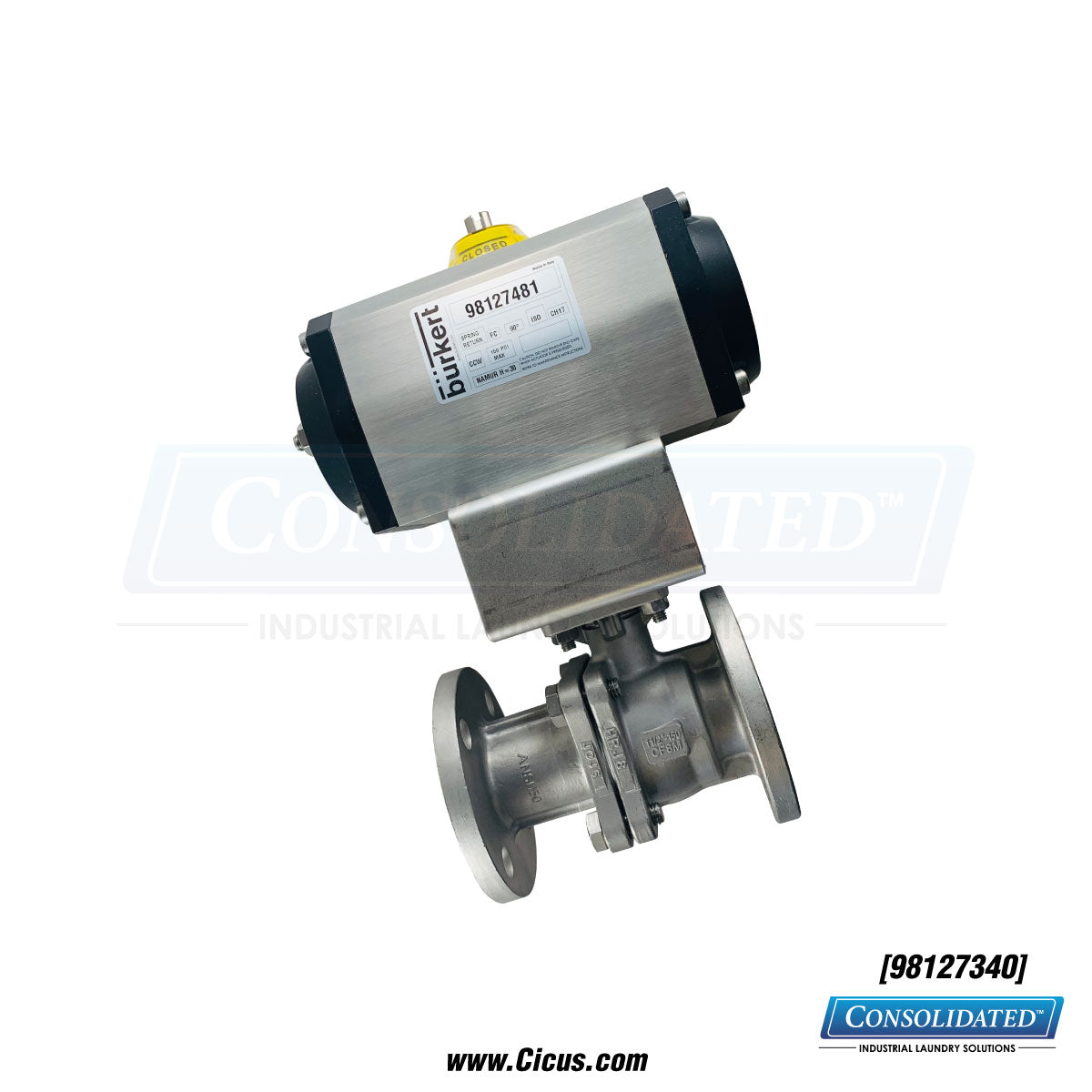 Burkert Type 8805, 2-Way Ball Valve [98127340]