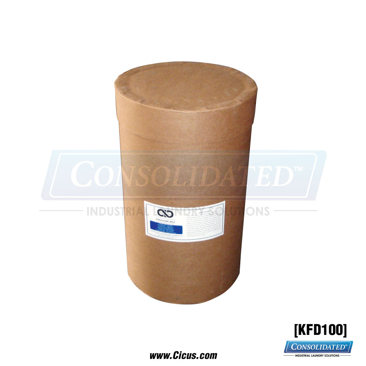 CIC Ironer Karagami Flake Wax -100 lb. Drum [KFD100]