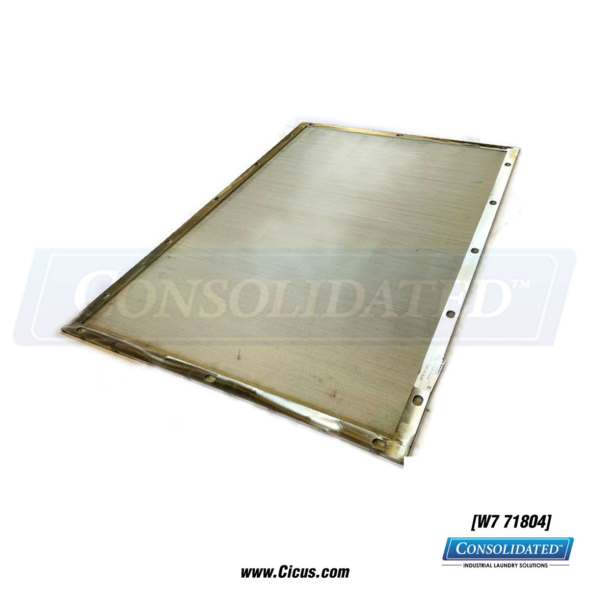 Milnor WLMT 54 Mesh Screen Frame [W7 71804] - Side View